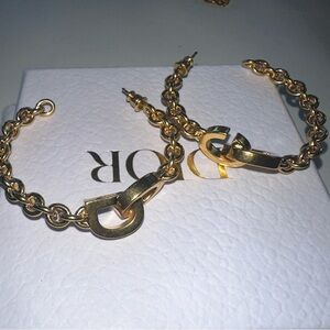 Dior CD hoop earrings